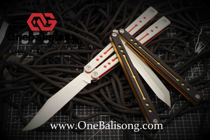 theone nautilus v1 clone Aluminum alloy-handle stainless steel blade bushings