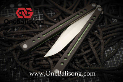 theone nautilus v1 clone Aluminum alloy-handle stainless steel blade bushings