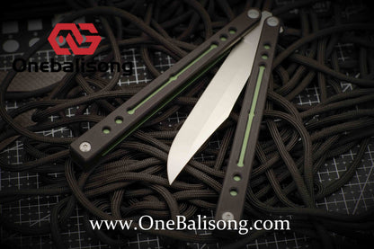 theone nautilus v1 clone Aluminum alloy-handle stainless steel blade bushings
