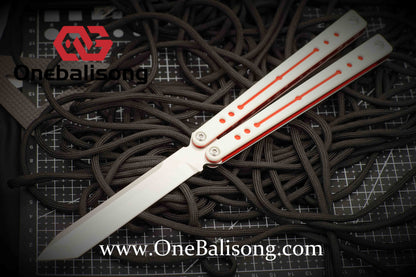 theone nautilus v1 clone Aluminum alloy-handle stainless steel blade bushings