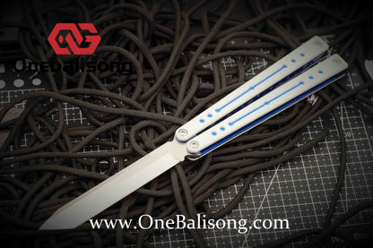 theone nautilus v1 clone Aluminum alloy-handle stainless steel blade bushings