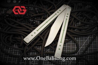 theone nautilus v1 clone Aluminum alloy-handle stainless steel blade bushings