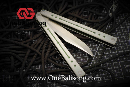 theone nautilus v1 clone Aluminum alloy-handle stainless steel blade bushings