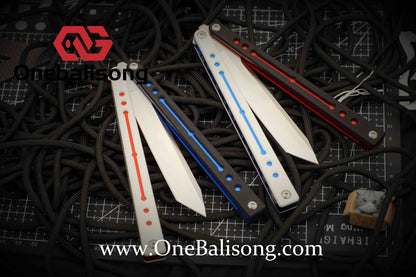 theone nautilus v1 clone Aluminum alloy-handle stainless steel blade bushings