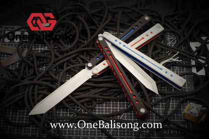 theone nautilus v1 clone Aluminum alloy-handle stainless steel blade bushings