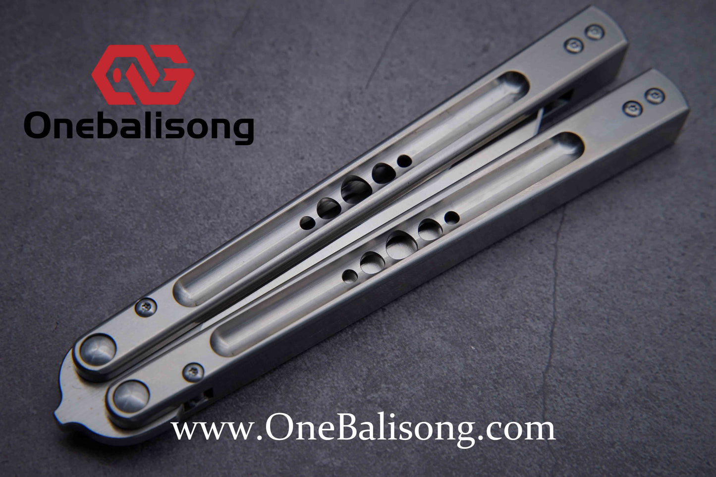 baliplus REVO clone TC4 Titanium alloy-handle stainless steel blade bushings One-piece structure