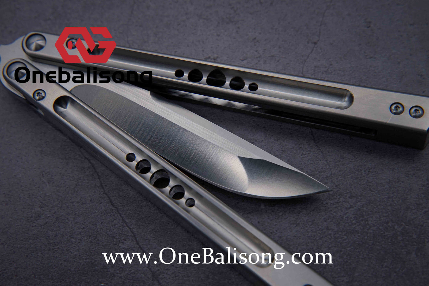 baliplus REVO clone TC4 Titanium alloy-handle stainless steel blade bushings One-piece structure