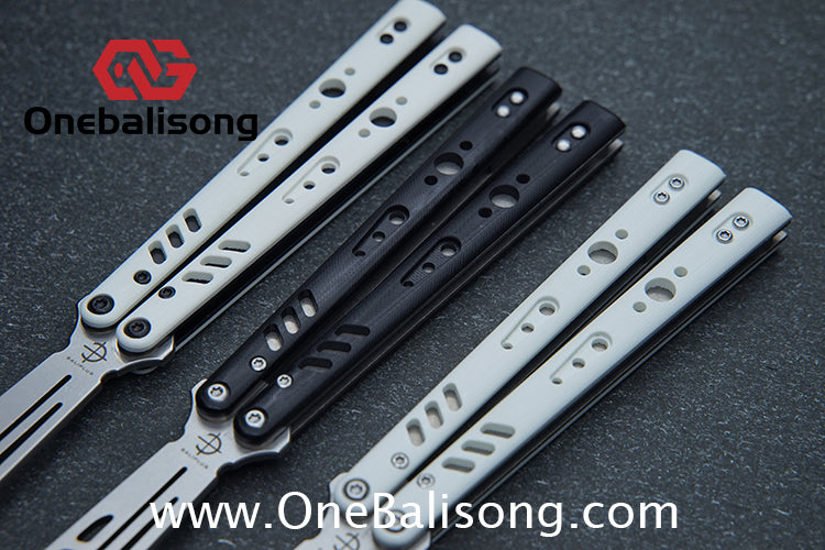 Baliplus BRS REP Clone G10+Titanium Handle Stainless Steel Blade Bushing