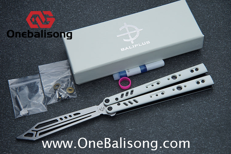 Baliplus BRS REP Clone G10+Titanium Handle Stainless Steel Blade Bushing