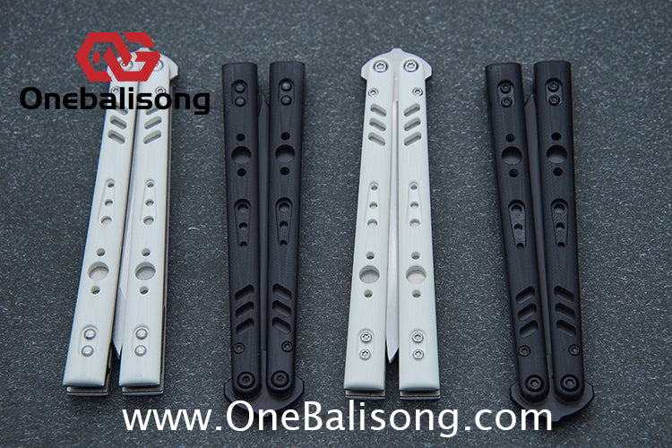 Baliplus BRS REP Clone G10+Titanium Handle Stainless Steel Blade Bushing