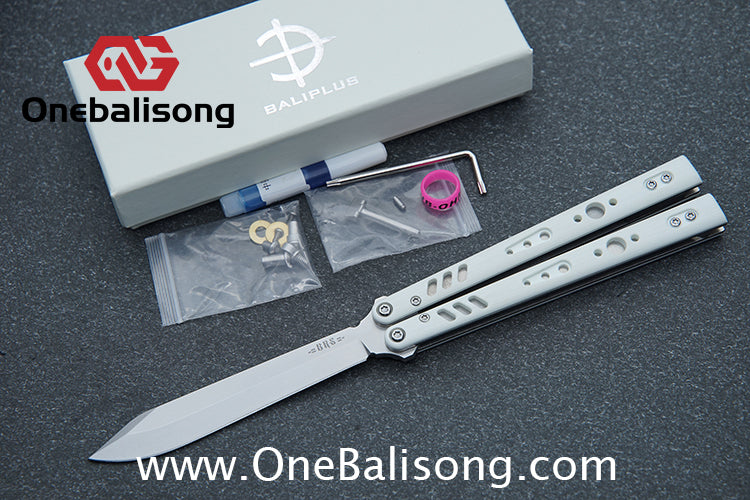 Baliplus BRS REP Clone G10+Titanium Handle Stainless Steel Blade Bushing