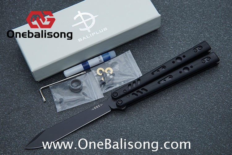 Baliplus BRS REP Clone G10+Titanium Handle Stainless Steel Blade Bushing