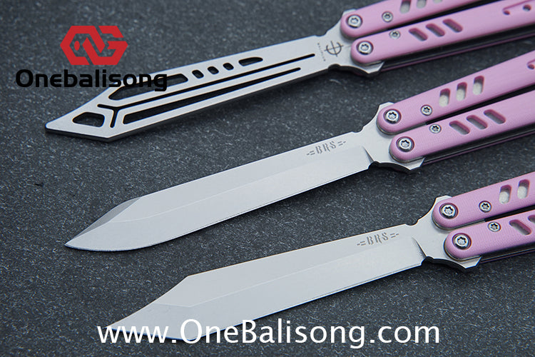 Baliplus BRS REP Clone G10+Titanium Handle Stainless Steel Blade Bushing