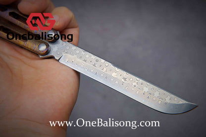 theone Integrated tsunami clone Titanium Channel handle structure Bushing