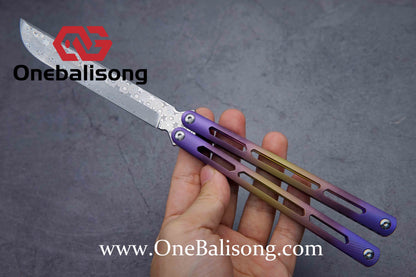 theone Integrated tsunami clone Titanium Channel handle structure Bushing