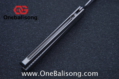 Armed Shark CK Balisong Clone TC4 titanium Alloy Handle 440C stainless steel Blade