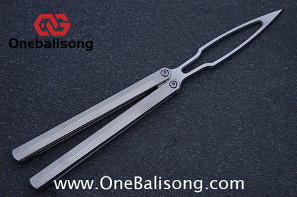 Armed Shark CK Balisong Clone TC4 titanium Alloy Handle 440C stainless steel Blade