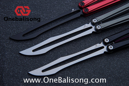 Armed Shark Striker Eureka Balisong 7075 Aluminum Alloy G10 Handle Stainless Steel Blade Bushing