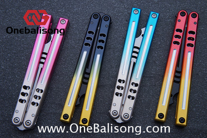 ARMED SHARK V5 Madko Clone Aluminum alloy handle stainless steel Trainer blade One-piece structure Bushing
