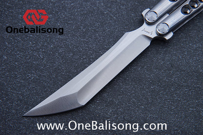 Roar Santiago Clone Stainless Steel Sandwich Handle Stainless Steel Blade Bearing Structure