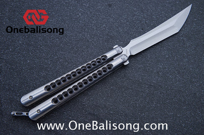 Roar Santiago Clone Stainless Steel Sandwich Handle Stainless Steel Blade Bearing Structure