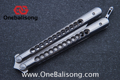 Roar Santiago Clone Stainless Steel Sandwich Handle Stainless Steel Blade Bearing Structure