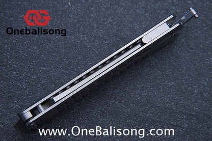 Roar Santiago Clone Stainless Steel Sandwich Handle Stainless Steel Blade Bearing Structure