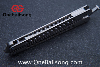 Roar Santiago Clone Stainless Steel Sandwich Handle Stainless Steel Blade Bearing Structure