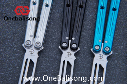 baliplus 7075 kraken trainer Side slot version v3 clone Aluminum alloy handle stainless steel blade Bushing
