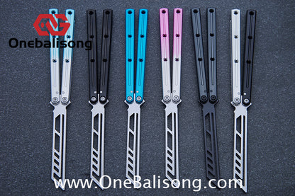 baliplus 7075 kraken trainer Side slot version v3 clone Aluminum alloy handle stainless steel blade Bushing