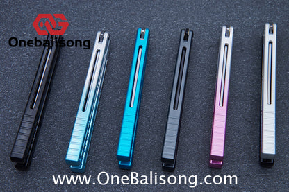 baliplus 7075 kraken trainer Side slot version v3 clone Aluminum alloy handle stainless steel blade Bushing