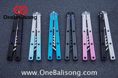 baliplus 7075 kraken trainer Side slot version v3 clone Aluminum alloy handle stainless steel blade Bushing