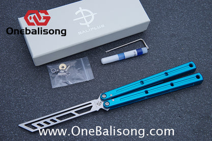 baliplus 7075 kraken trainer Side slot version v3 clone Aluminum alloy handle stainless steel blade Bushing