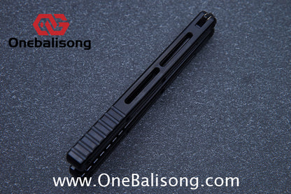 baliplus 7075 kraken trainer Side slot version v3 clone Aluminum alloy handle stainless steel blade Bushing