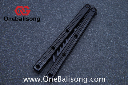 baliplus 7075 kraken trainer Side slot version v3 clone Aluminum alloy handle stainless steel blade Bushing