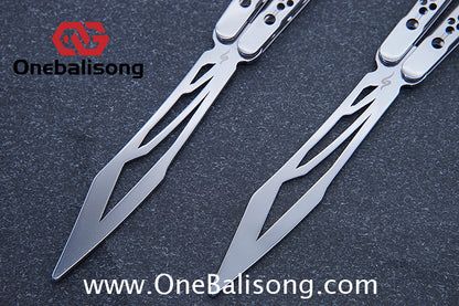 Sequence Soar Wind Chasing Balisong Stainless Steel Handle Stainless Steel Blade Bearing Structure