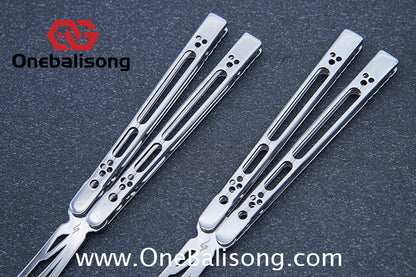Sequence Soar Wind Chasing Balisong Stainless Steel Handle Stainless Steel Blade Bearing Structure