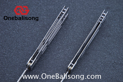 Sequence Soar Wind Chasing Balisong Stainless Steel Handle Stainless Steel Blade Bearing Structure