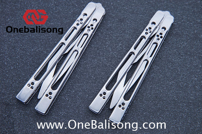 Sequence Soar Wind Chasing Balisong Stainless Steel Handle Stainless Steel Blade Bearing Structure