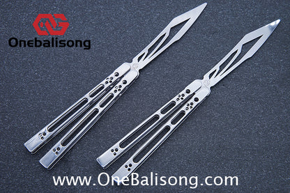 Sequence Soar Wind Chasing Balisong Stainless Steel Handle Stainless Steel Blade Bearing Structure