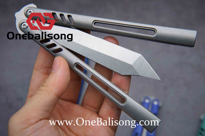 theone One-piece REP clone Titanium alloy-handle stainless steel blade bushings