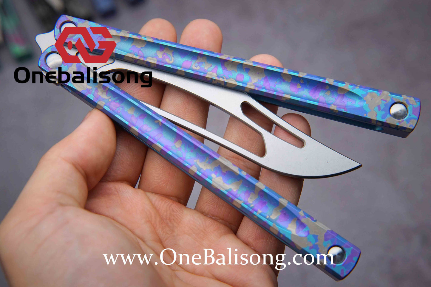 theone JK orca clone titanum alloy-handle stainless steel bushings D2