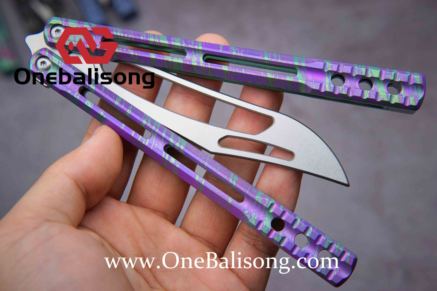 theone JK orca  killer whale clone Titanium alloy-handle stainless steel blade