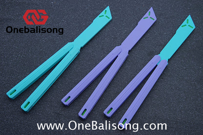 Soar Inaction Balisong Outdoor Fancy Plastic Safe EDC Trainer