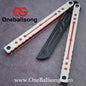 Baliplus Nautilus V1 Balisong Clone Aluminum Alloy G10 Patch Handle Stainless Steel Blade Bushing