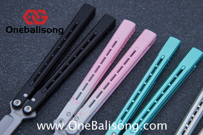Asgard Bunny Aluminum Rabbit Balisong Aluminum Alloy Handle Stainless Steel Bushing