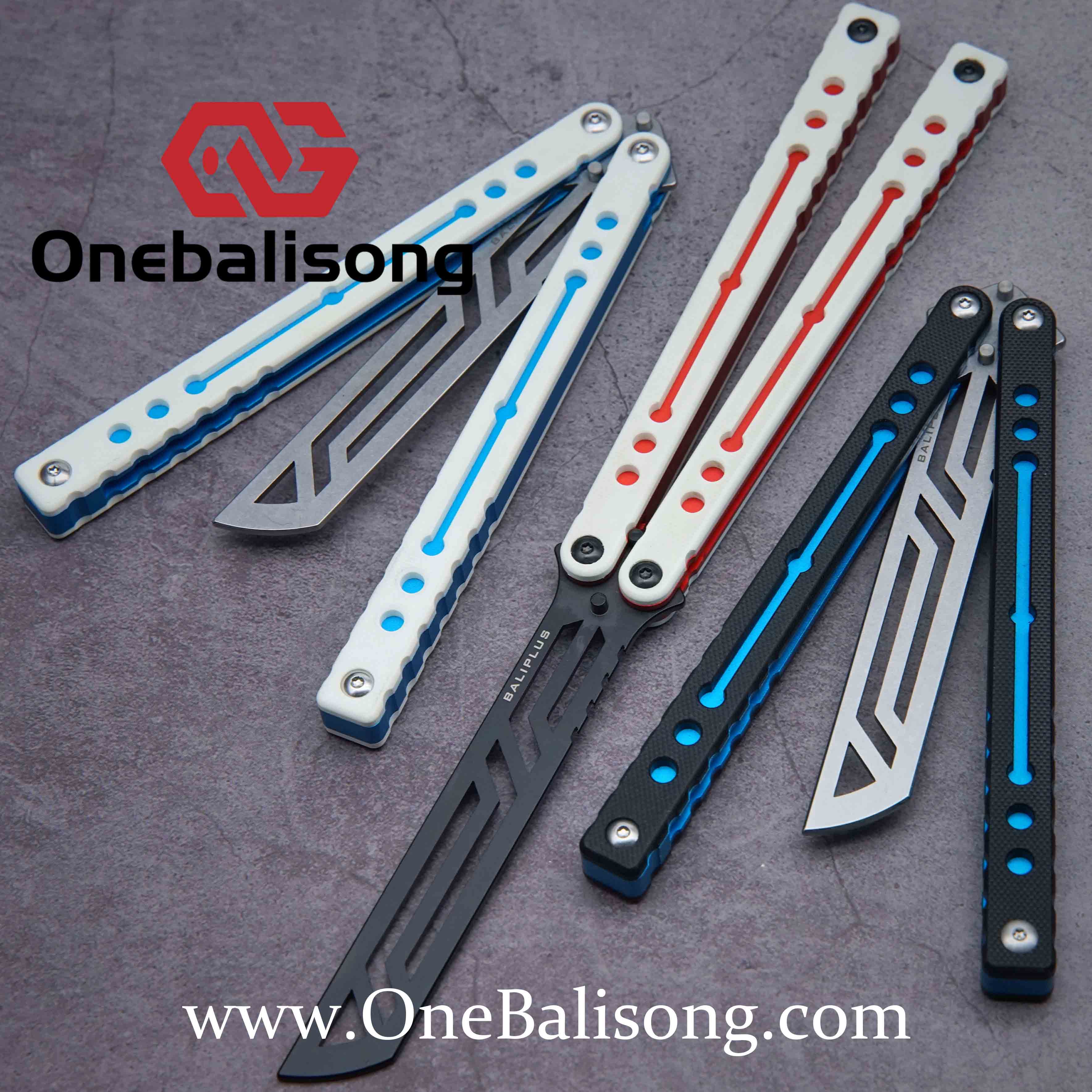 baliplus nautilus V2 clone Aluminum -Onebalisong – One Balisong