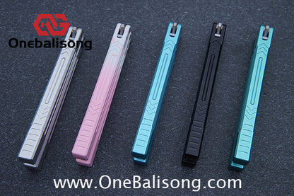Asgard Bunny Aluminum Rabbit Balisong Aluminum Alloy Handle Stainless Steel Bushing