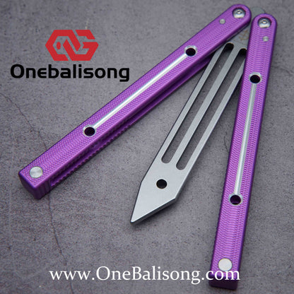 Baliplus Squidtrainer V4 Balisong Clone 7075 Aluminum Alloy Handle Stainless Steel Blade Bushing