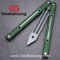 Baliplus Squidtrainer V4 Balisong Clone 7075 Aluminum Alloy Handle Stainless Steel Blade Bushing